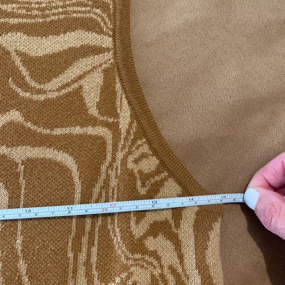 Revolve Paloma midi dress, brown & tan swirl - Picture 10 of 11